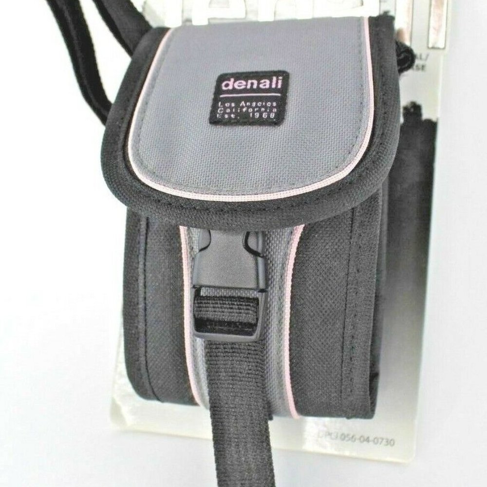 Denali Camera Case Black Pink Gray Small Camera Traveler Gadget Pouch Case New